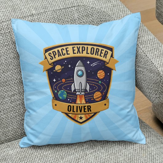 未来の宇宙探検家 クッション