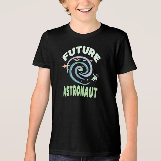 未来の宇宙飛行士キッズ トライブレンドＴシャツ (正面)
