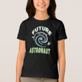 未来の宇宙飛行士キッズ トライブレンドＴシャツ (正面)