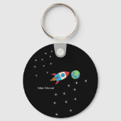 未来の宇宙飛行士宇宙冒険 キーホルダー (正面)