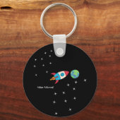 未来の宇宙飛行士宇宙冒険 キーホルダー (正面)