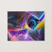 未来の宇宙飛行士宇宙猫 ジグソーパズル (横)