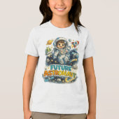 未来の宇宙飛行士 トライブレンドＴシャツ (正面)