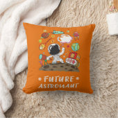 未来の宇宙飛行士、宇宙、惑星、ロケット。 子供 クッション (ブランケット)