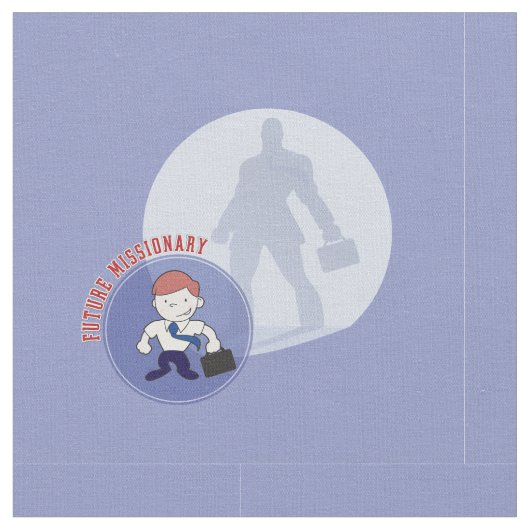 未来の宣教師生地。 LDS ファブリック (クローズアップ)