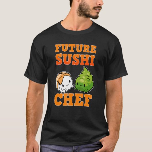 未来の寿司職人 Tシャツ (正面)
