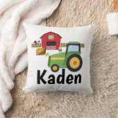 未来の小さい農家のトラクターの枕 クッション (ブランケット)