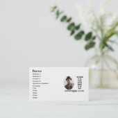 未来の帝国はチャーチル精神の帝国である 名刺 (スタンド正面)