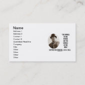 未来の帝国はチャーチル精神の帝国である 名刺 (正面)