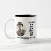 未来の帝国は心の帝国である ツートーンマグカップ (左)