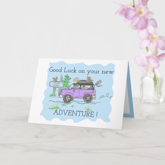 未来の幸せを祈る カード (蘭)