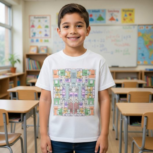 未来の建築家設計図キッズTシャツ Tシャツ