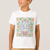 未来の建築家設計図キッズTシャツ Tシャツ (正面)