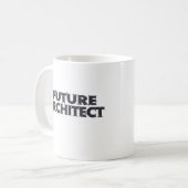 未来の建築家 コーヒーマグカップ (正面左)