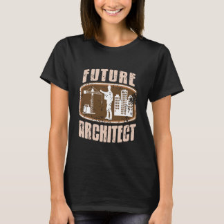 未来の建築家 レトロ ヴィンテージ 建築 学生 Tシャツ