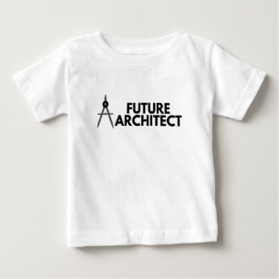未来の建築家Tシャツ ベビーTシャツ