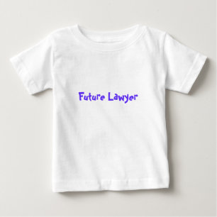 未来の弁護士はちょうどお父さんを好みます ベビーTシャツ