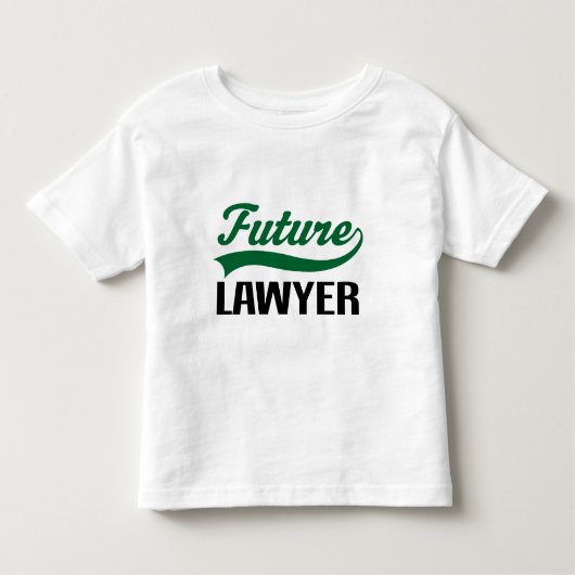 未来の弁護士(かわいい) トドラーTシャツ (正面)