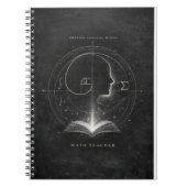 未来の心を築く数学教師 ノートブック (正面)