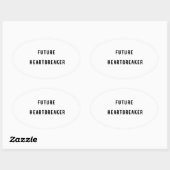 未来の悲鳴 楕円形シール (シート)