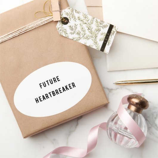 未来の悲鳴 楕円形シール (ギフト)