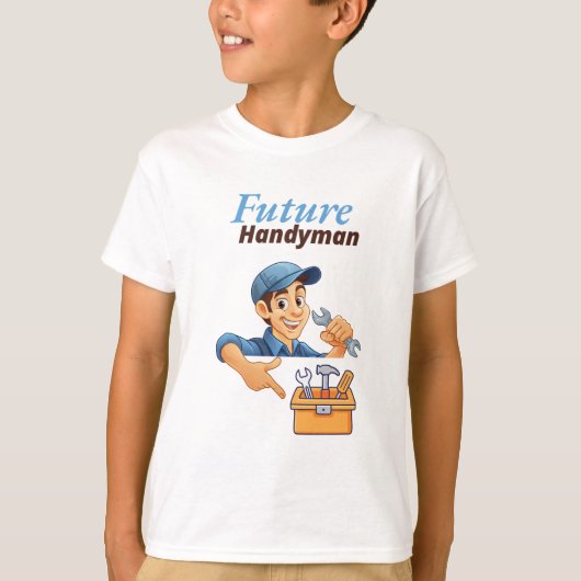 未来の手に職人 Tシャツ (正面)
