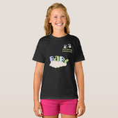 未来の手のプリント妊婦のTシャツ Tシャツ (正面フル)