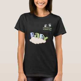 未来の手のプリント妊婦のTシャツ Tシャツ