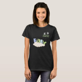 未来の手のプリント妊婦のTシャツ Tシャツ (正面フル)