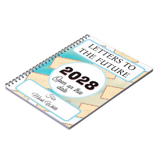 未来の手紙の記憶 ノートブック (左側)