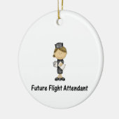 未来の搭乗員 セラミックオーナメント (左)