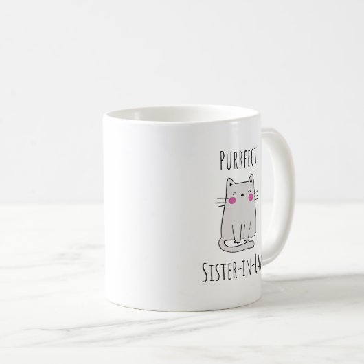 未来の新しい姉妹のブライダルシャワー コーヒーマグカップ (正面右)