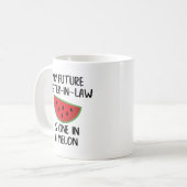 未来の新しい義理の妹ブライダルシャワーギフト コーヒーマグカップ (正面左)