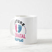 未来の新生児ナースNICU看護師 コーヒーマグカップ (正面左)