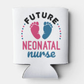 未来の新生児ナースNICU看護師 缶クーラー (裏面)