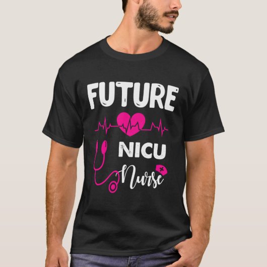 未来の日雨ナース看護学生 Tシャツ (正面)