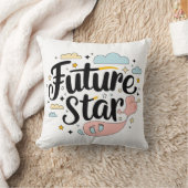 未来の星 – お洒落ベビーバンプ クッション (ブランケット)