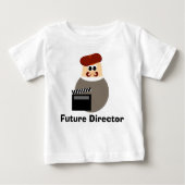 未来の映画監督はTシャツをからかいます ベビーTシャツ (正面)