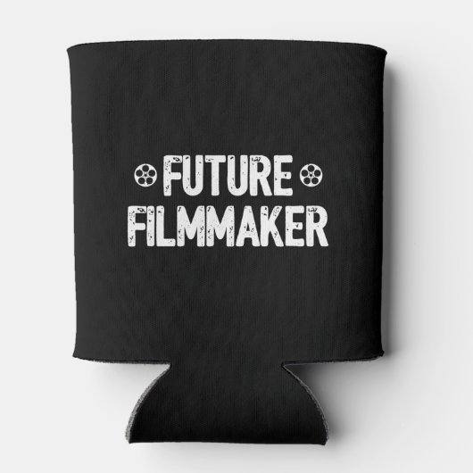 未来の映画製作者の映画監督プロデューサーインディ 缶クーラー (裏面)