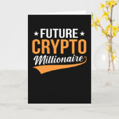 未来の暗号の億万長者は億万長者になる カード (黄色い花)