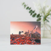 未来の有人火星作戦 ポストカード (スタンド正面)