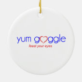 未来の有名なシェフ セラミックオーナメント (裏面)