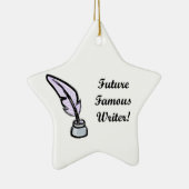 未来の有名な作家のオーナメント セラミックオーナメント (右)