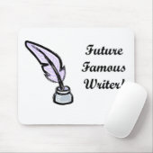 未来の有名な作家のマウスパッド マウスパッド (マウス)