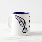 未来の有名な作家のマグ ツートーンマグカップ (正面左)