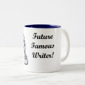 未来の有名な作家のマグ ツートーンマグカップ (正面右)