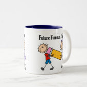 未来の有名な作家 ツートーンマグカップ (正面右)