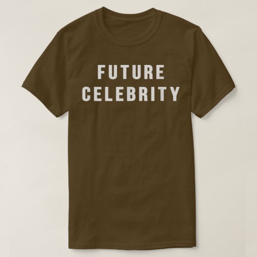 未来の有名人有名な有名人誕生日ゲンド Tシャツ (デザイン正面)