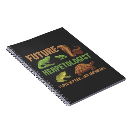 未来の植物学者爬虫類両生類ファンキッド ノートブック (右側)