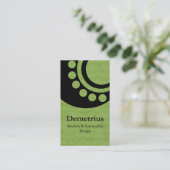 未来の次元の名刺、緑 名刺 (スタンド正面)